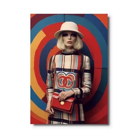 pop art chanel|Chanel pop art canvas.